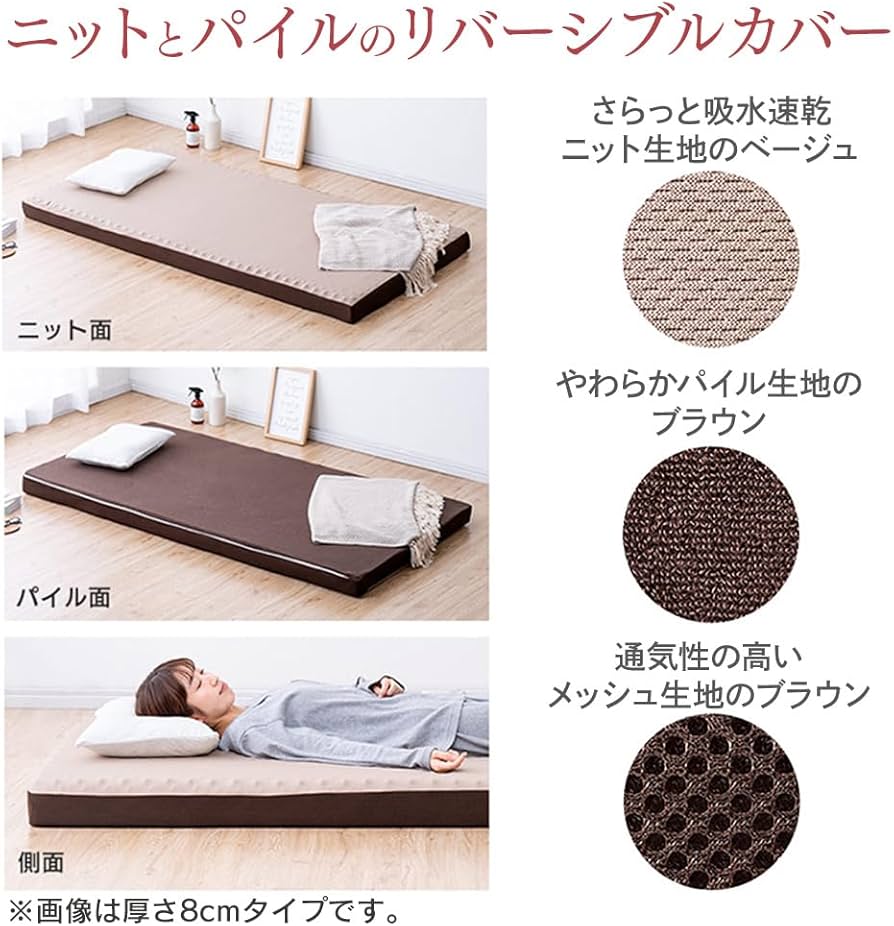 Amazon.co.jp: アイリスオーヤマ 高反発マットレス 厚さ4cm 高密度