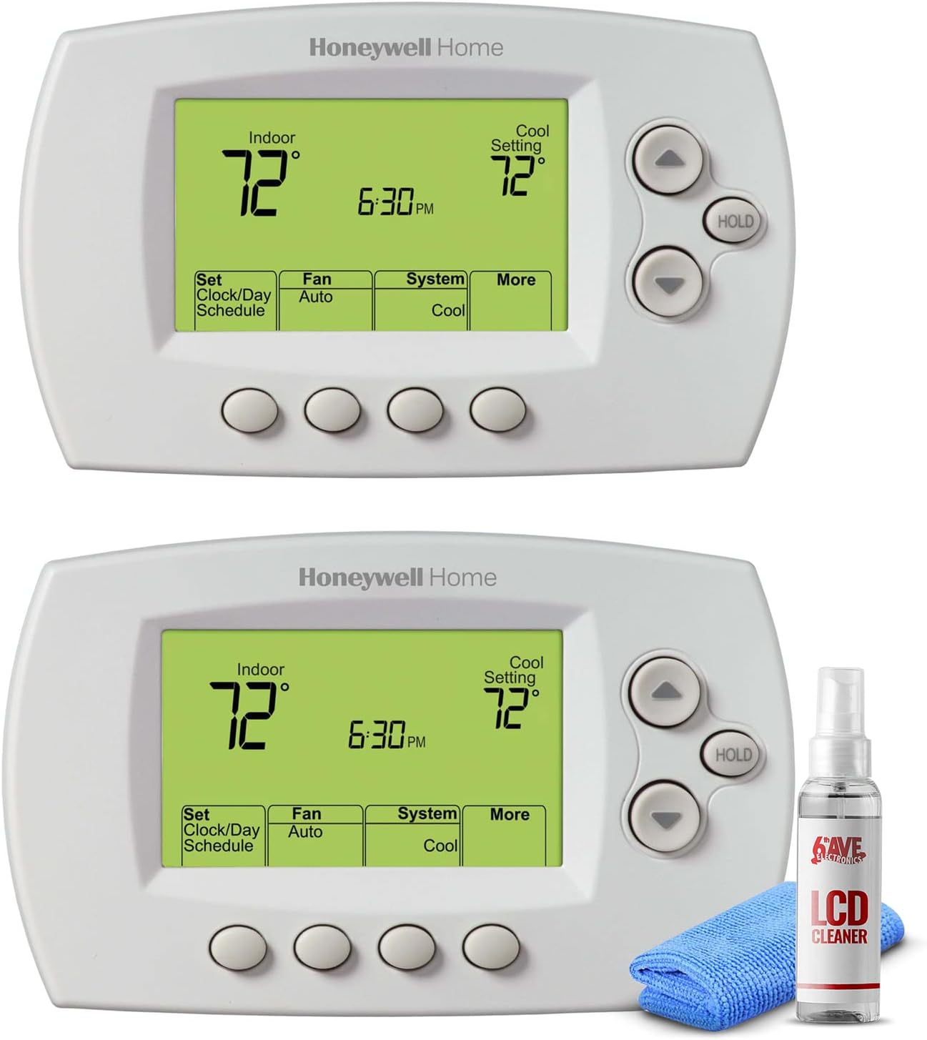 Honeywell 2Pack Wireless FocusPRO Programmable Thermostat