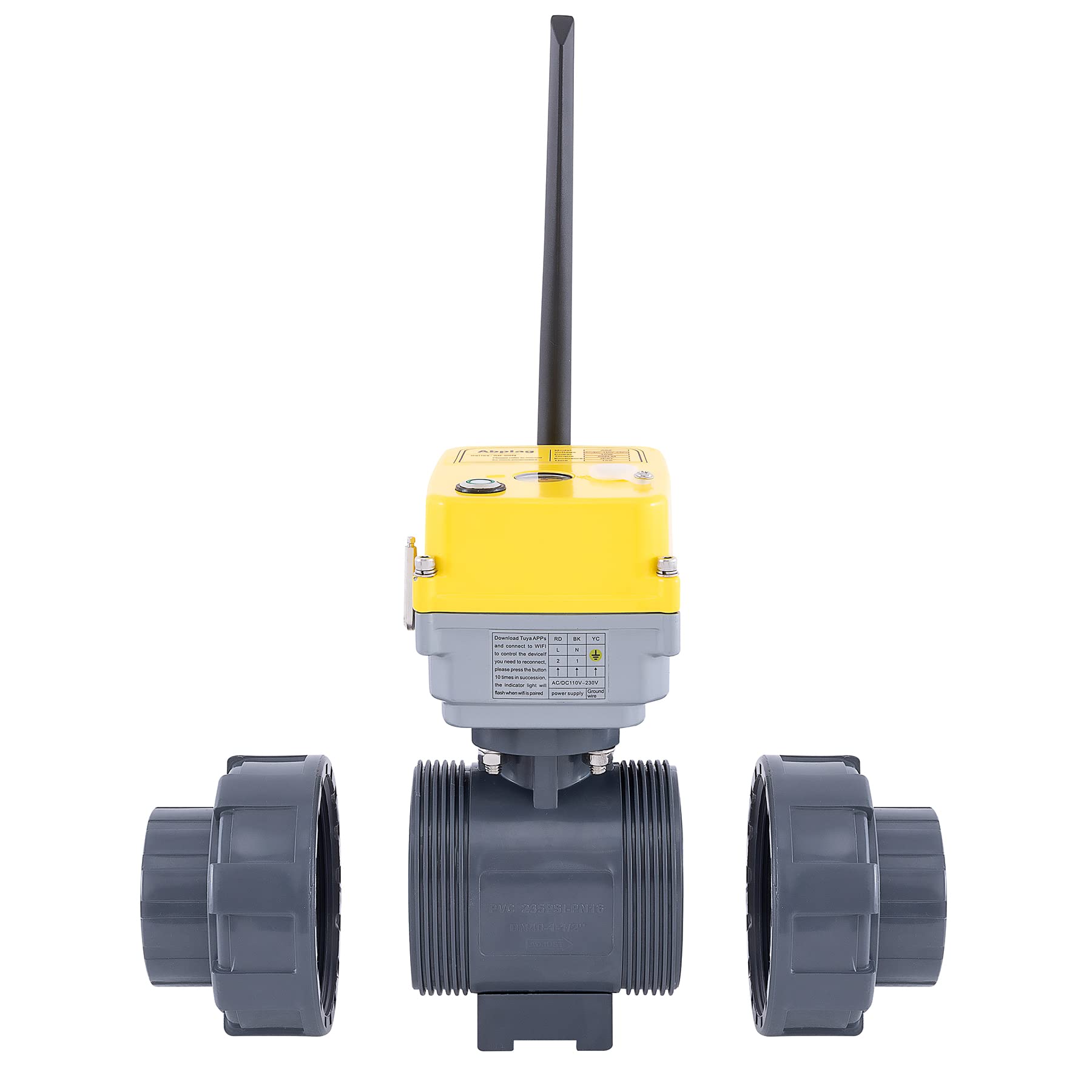 Smart Electric Ball Valve AC/DC110V-230V High Torque 1.5