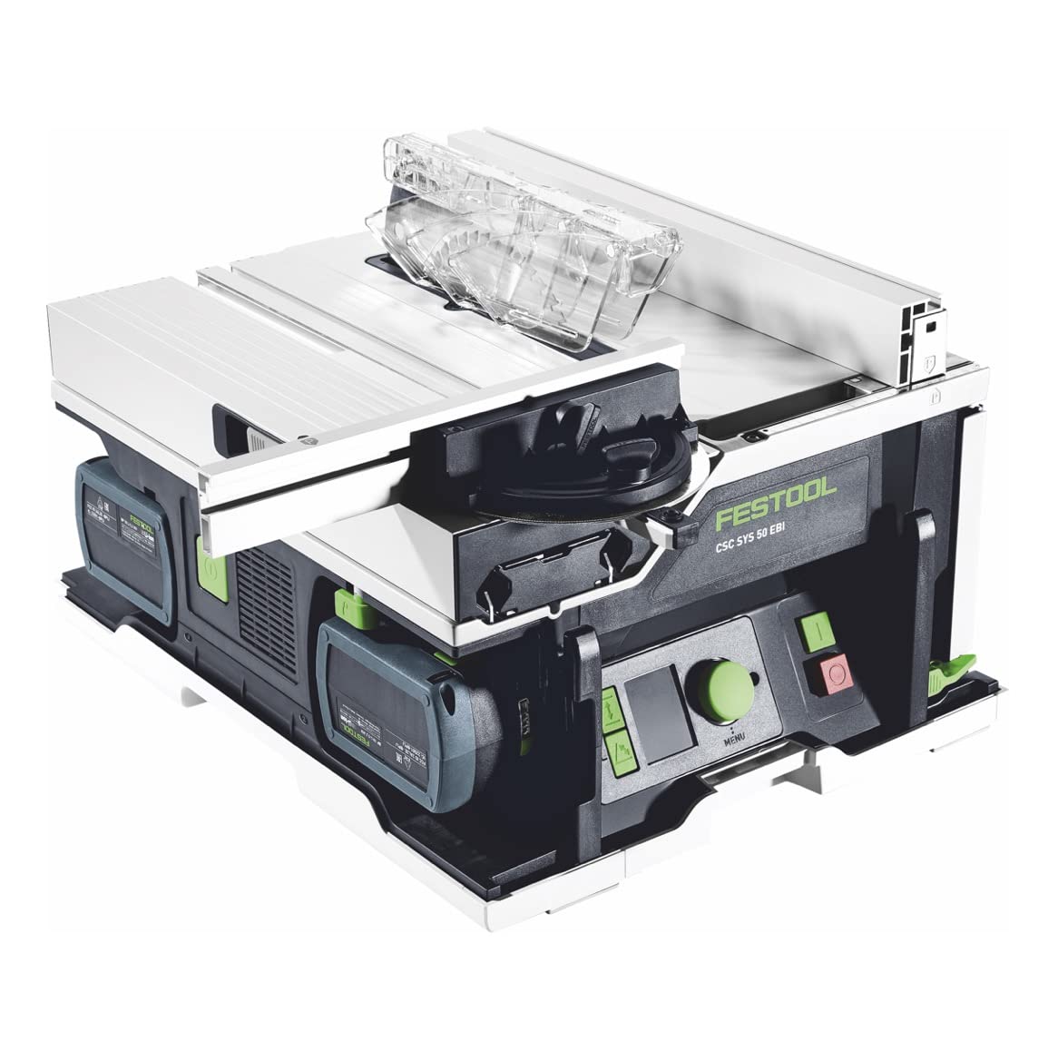 Festool Sega circolare da banco a batteria CSC SYS 50 EBI-Plus