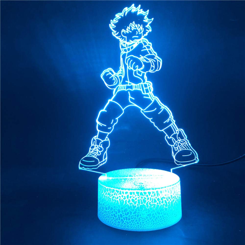 3D NIGHT LIGHT MY HERO ACADEMIA DABI LED ANIME LAMP 3D Nightlights Boku