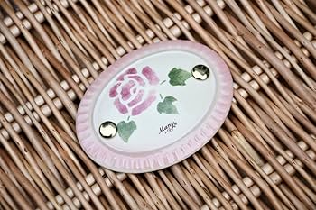 マニー ローズ　ピクニックバスケット 収納バスケット　かごバスケット　柳　新品 Amazon.co.jp: マニー ローズ ピクニックバスケット 収納