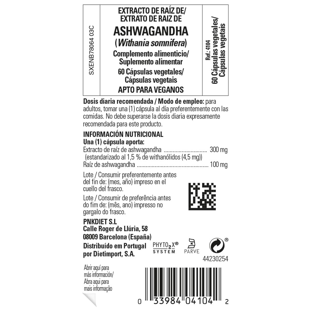 Solgar Ashwagandha Extracto de Raíz SFP – 60 Cápsulas Vegetales – Relajación Física y Mental – Adaptógeno Natural para Estrés y Relajación – Antioxidante natural – Apto Veganos, Sin Gluten
