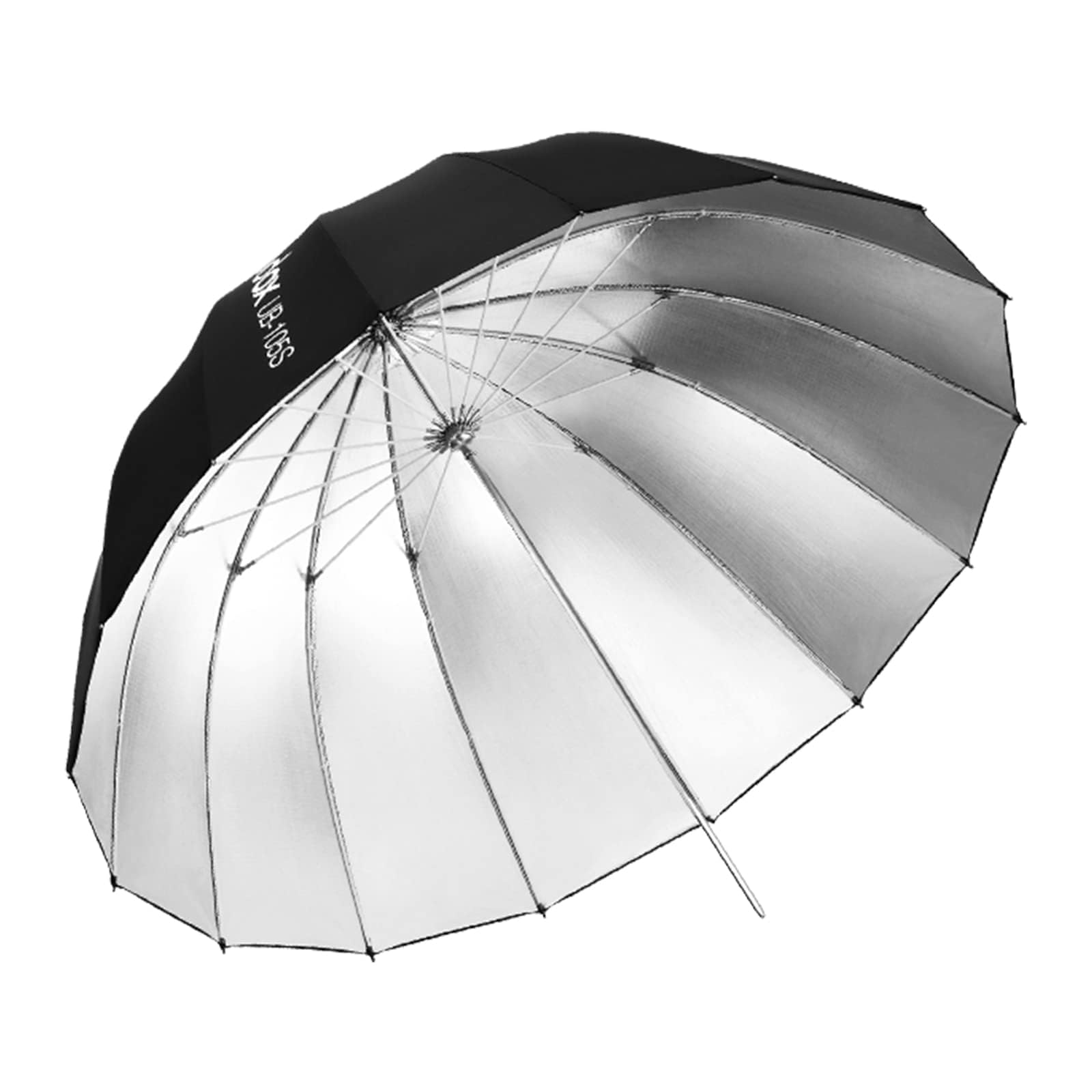 Godox UB-105 Parapluie parabolique réfléchissant profond avec couvercle diffuseur pour studio vidéo Argenté 105 cm