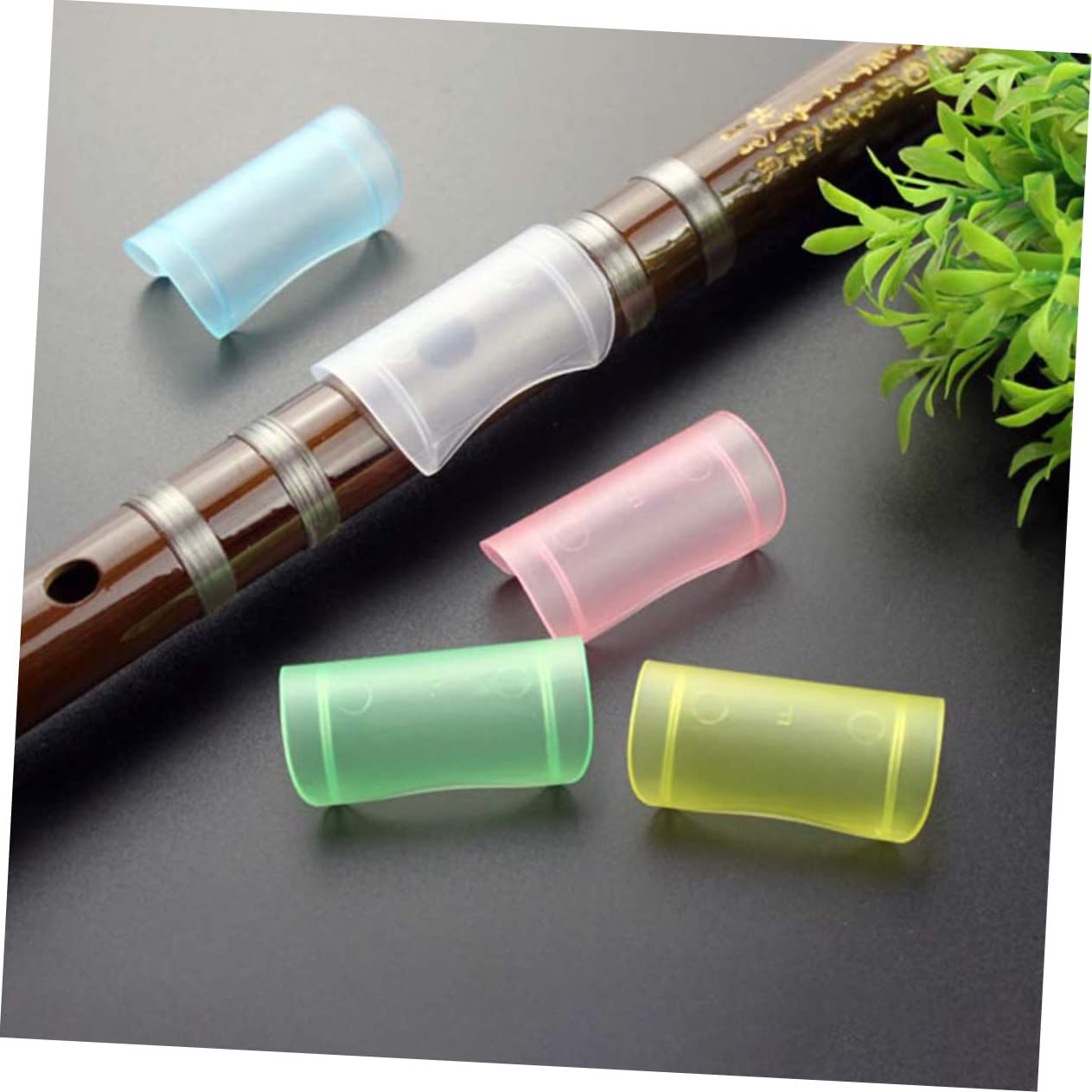 Kisangel 5Pcs Practical Flute Protectors Covers for Flute Protection Lightweight Easy to Install for Decorative Use
