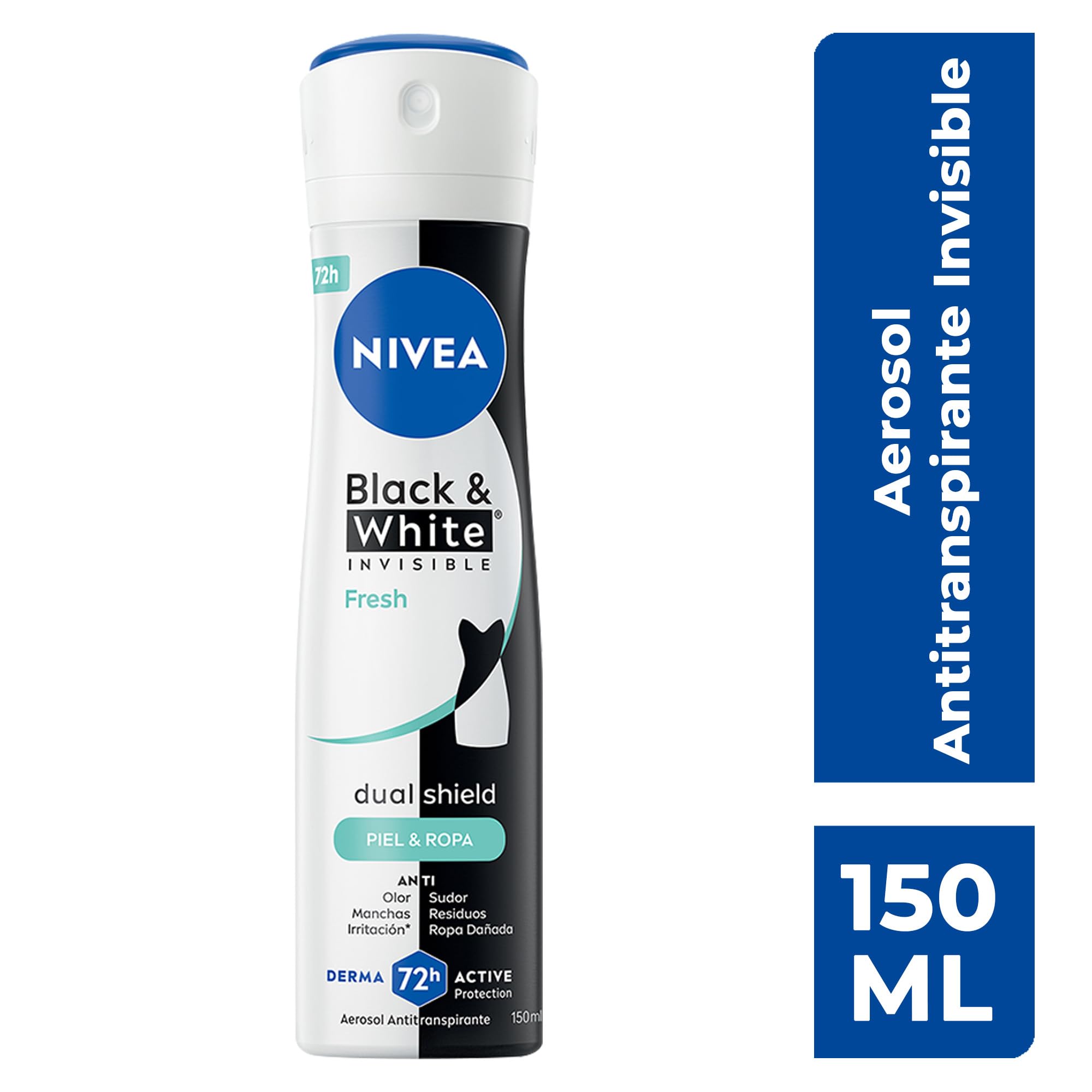 NIVEA Black & White Invisible 15本 Amazon.com : NIVEA Black & White Fresh Invisible Antiperspirant