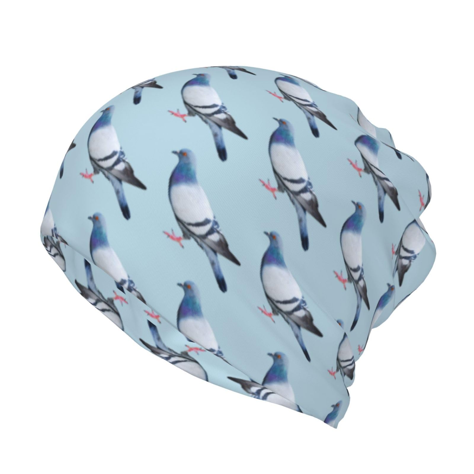 KAPPTYY Pigeon Winter Neck Gaiter Warmer Cover Ski Gaiters for Men/Women Beanie Hat with Scarf and Mask Black