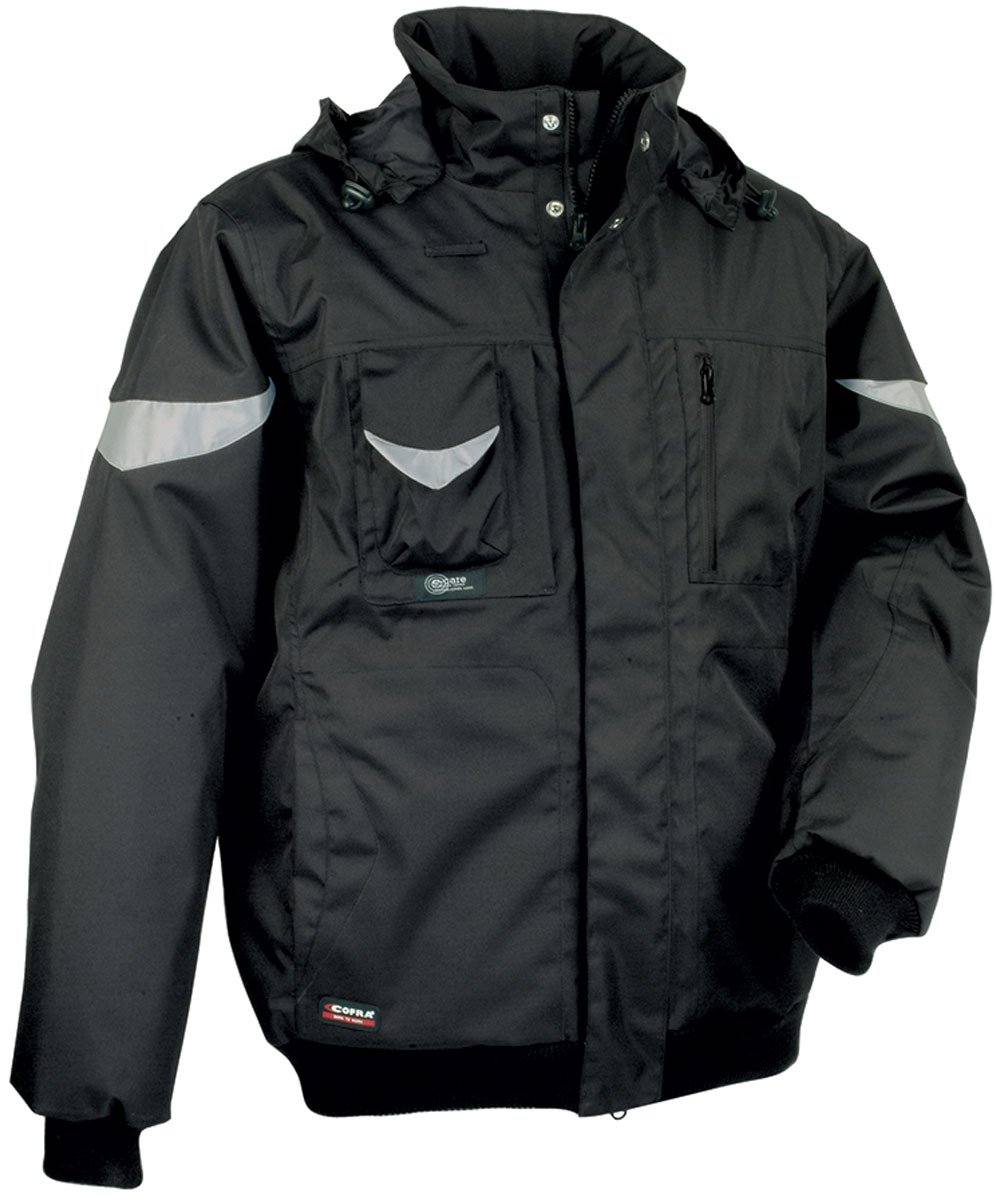 Cofra V001-0-05.Z44 Iceberg Giacca Da Pilota, 44 Taglia, Nero/Nero - 4