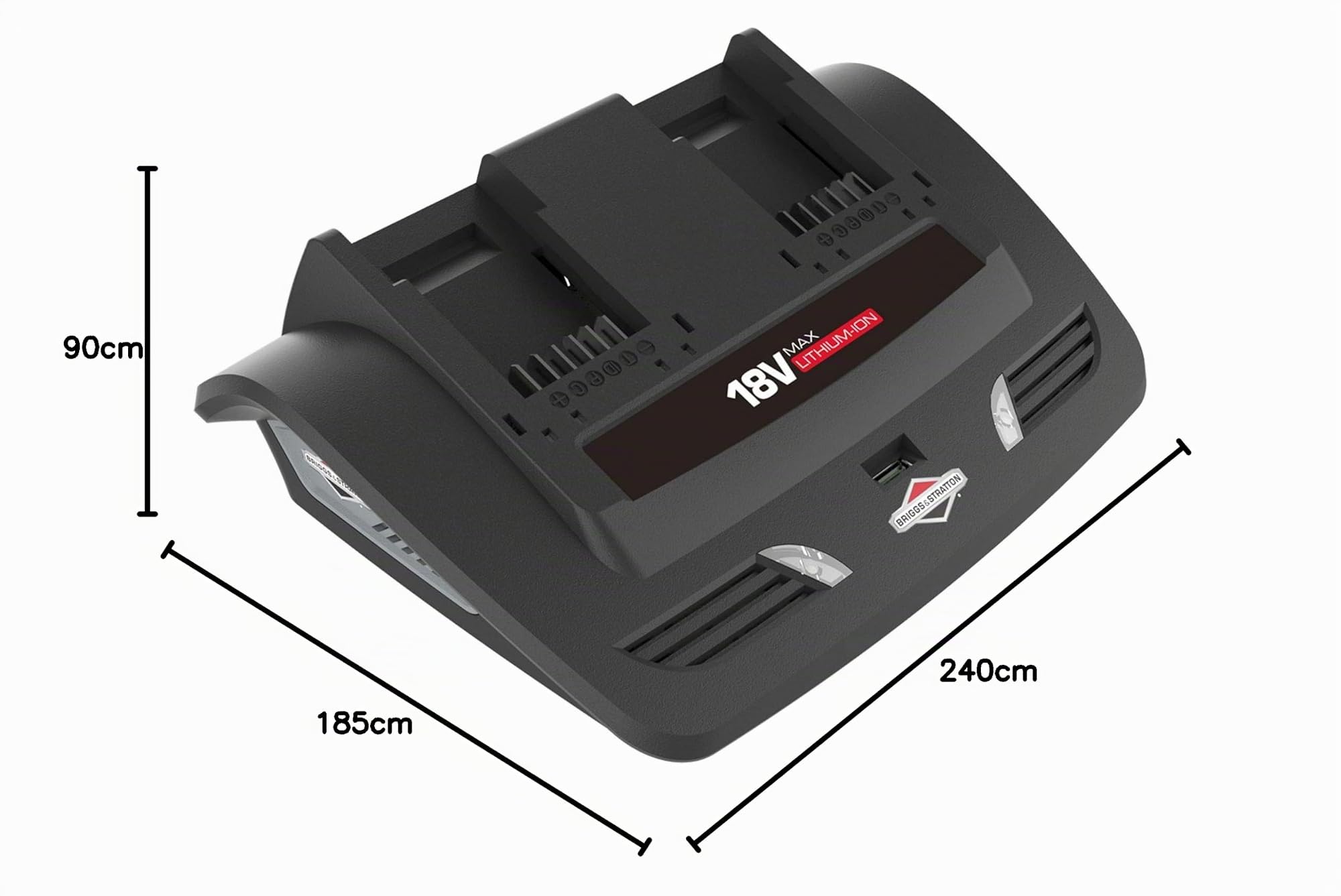 Briggs & Stratton 1697084 Double Chargeur de Batterie Li-Ion 18V pour Batterie Murray 18V