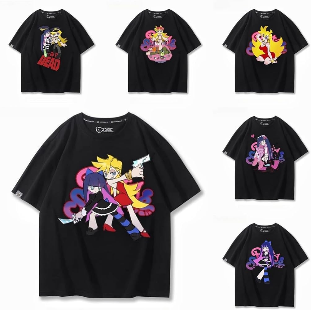 パンティ&ストッキングwithガーターベルト アニメTシャツ ゴースト Amazon | New パンティ&ストッキングwithガーターベルト Tシャツ