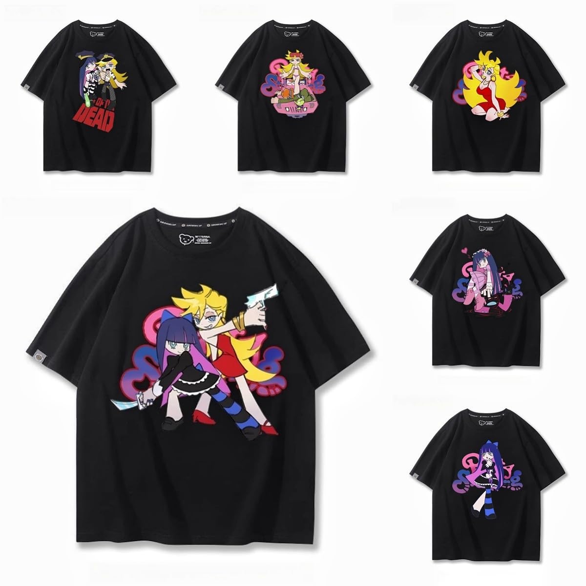 Amazon.co.jp: New パンティ&ストッキングwithガーターベルト Tシャツ