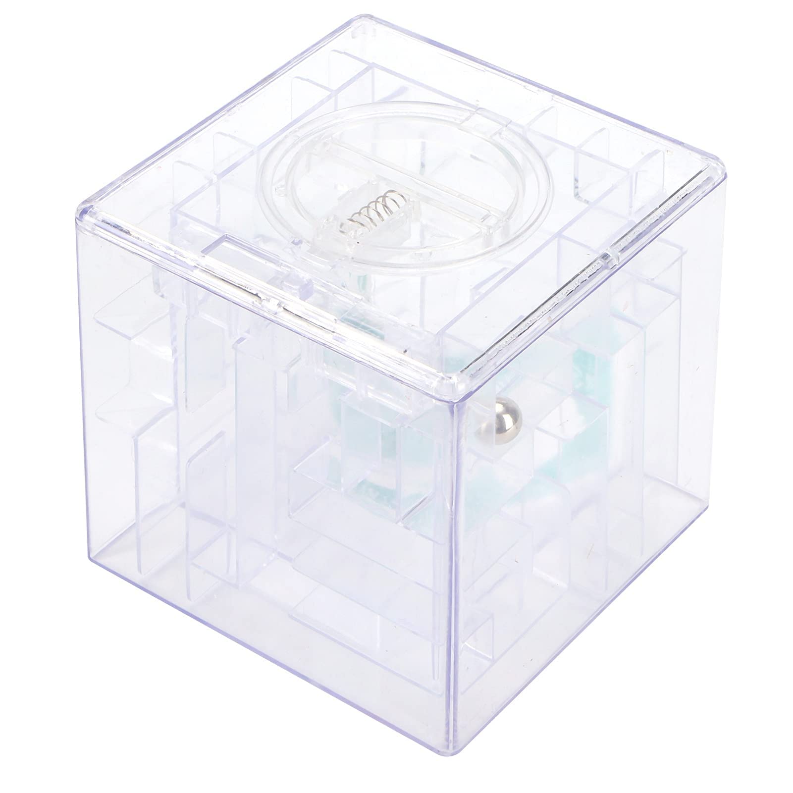 MOUMOUTEN Money Maze Puzzle Box, Unique Money Storage, Maze Game Coin Saving Box Great Present for Kids and Children (White)