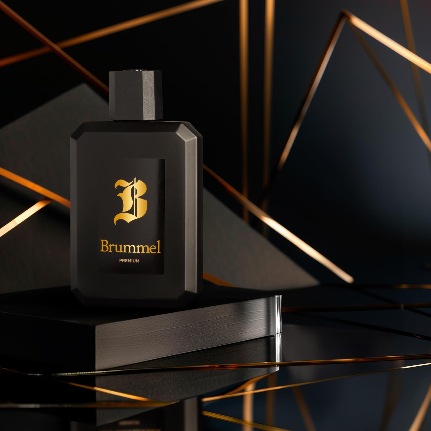 BRUMMEL - Premium 125 ml, Eau de Toilette Masculina, Agua de Colonia Hombre, Perfume Elegante y Sofisticado, Aroma Amaderado, Fragancia Fresca de Larga Duración