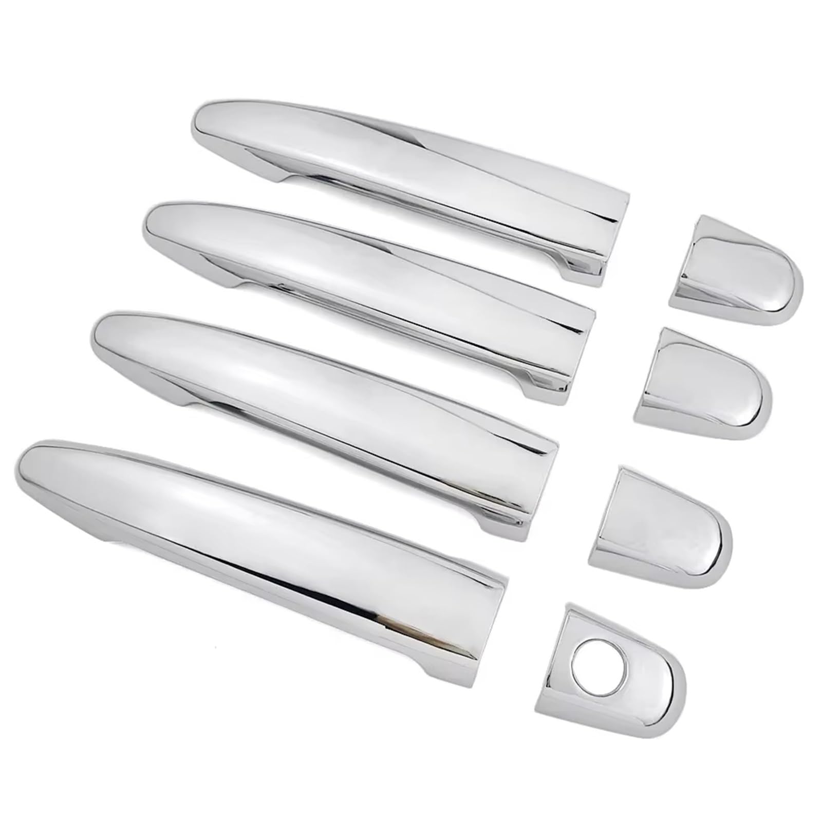 POMUHYE Door Handle Bowl Cover Car Door Handle Cover Exterior Trim Protector Compatible with Lexus for RX330 for RX350 for XU30 2004-2009 Car Plus Accessories