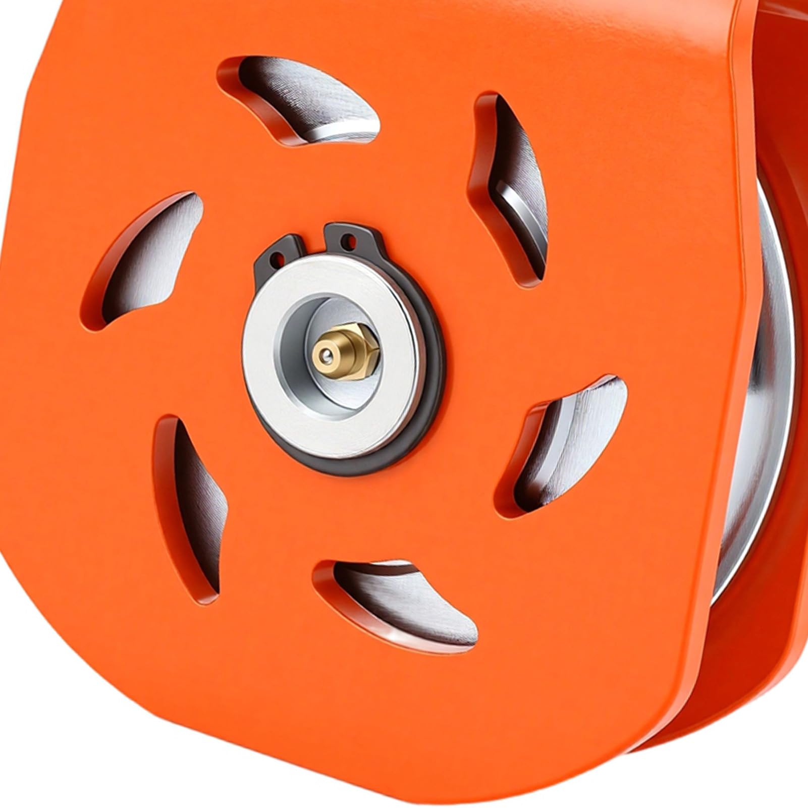 10-Tonnen-Winden-Umlenkblock, 22000 lbs, Schlepprollenblock für synthetisches Seil, Stahlkabel, ATV, UTV, LKW, Traktor, Orange