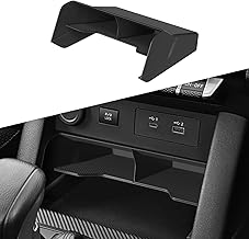 ZUNDUO ミツビシ 新型 トライトン LC2T 専用 コンソールボックス センターコンソール 収納ボックス 収納トレイ 内蔵型 収納ボックス R6-現行 L200 Triton GLS GSR アクセサリー 小物入れ 整理整頓 滑り止め 防汚 ABS素材 水洗い可能 取付簡単 自動車内装 内装パーツ ブラック 1Pセット(2024年2月-現行)