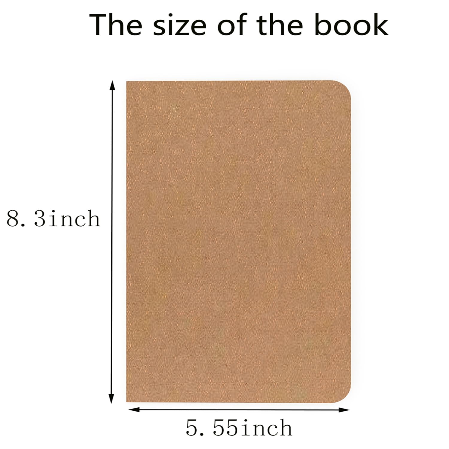 WANBAO 30 Pcs A5 Kraft Paper Notebooks Journal Softcover Notebooks Bulk 5.5 Inch x 8.3 Inch Lined 60 Pages 30 Sheets, Travel Journal Set, for Travelers, Office Supplies - Image 2