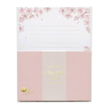 Amazon.co.jp: 箔押し レターセット【桜】おしゃれ TL103