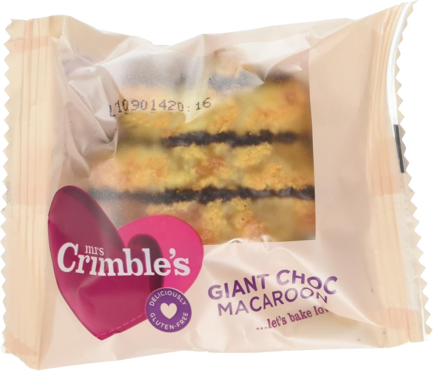 Mrs Crimbles Individual Giant Chocolate Macaroons 70 g (Pack of 20)