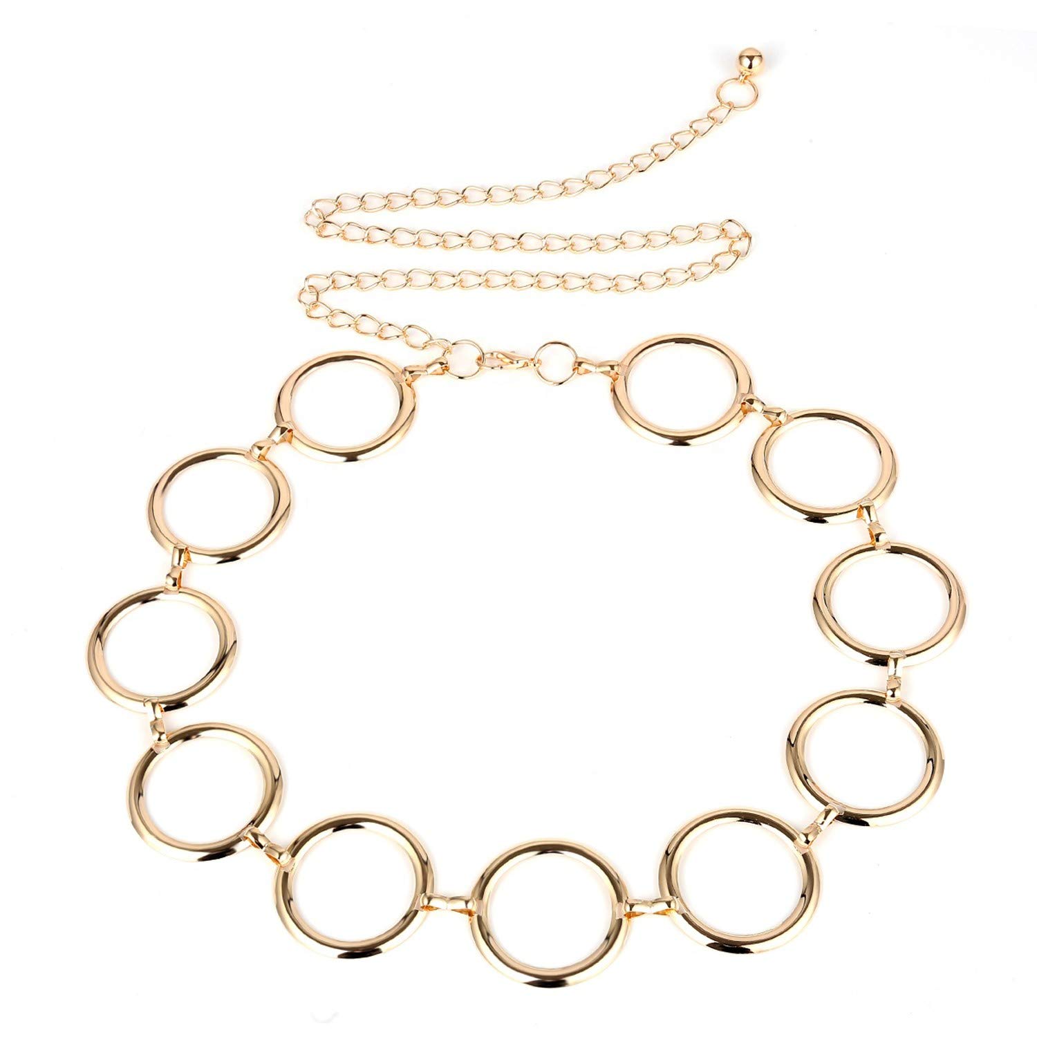 Women Golden Ring Designe Kamar Band For Ladies-image-12