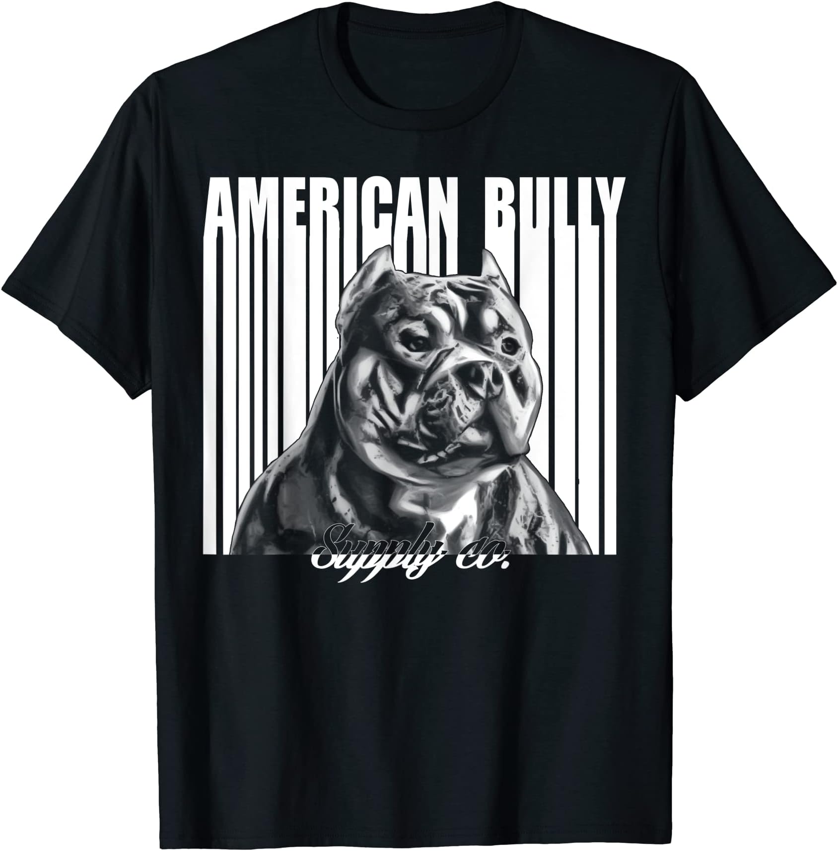 American Bully Lucky Luciano Barcode Pit Bull shirt T-Shirt