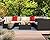 Homall 8 Pieces Outdoor Patio Furniture Sofa Set, All Weather PE Rattan Wicker Sectional Sets Modern Modular Couch Outside Conversation Set with Thick Cushions and Glass Coffee Table