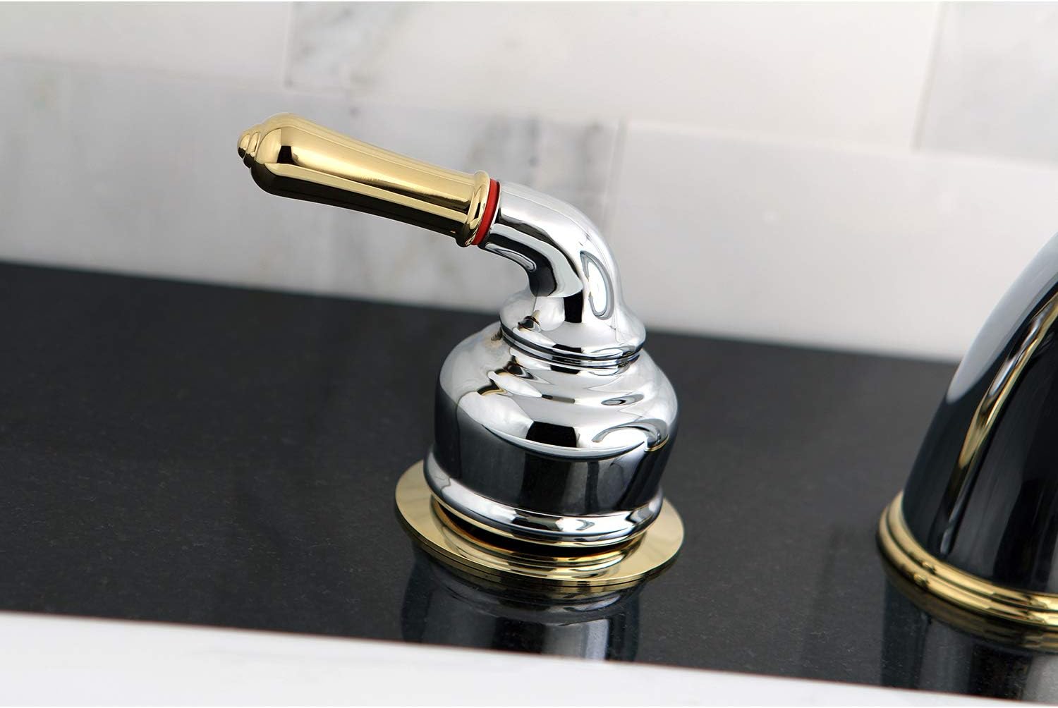 70% Off Everything Kingston Brass KC364 Magellan Roman Tub Faucet, 8-Inch Adjustable Center, Polished Chrome/Polished Brass Creative Product Kingston Brass KC364 Magellan Roman Tub Faucet, 8-Inch Adjustable Center, Polished Chrome/Polished Brass