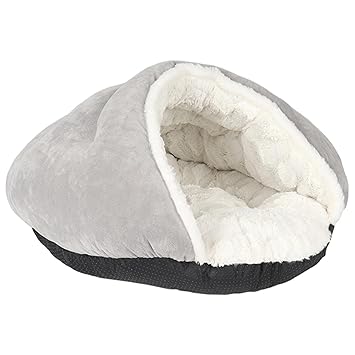 Indy Mall Pet Cat Sleeping Bed Kitten Hideaway Bag Dog Hut for Small Dogs Cats Gray