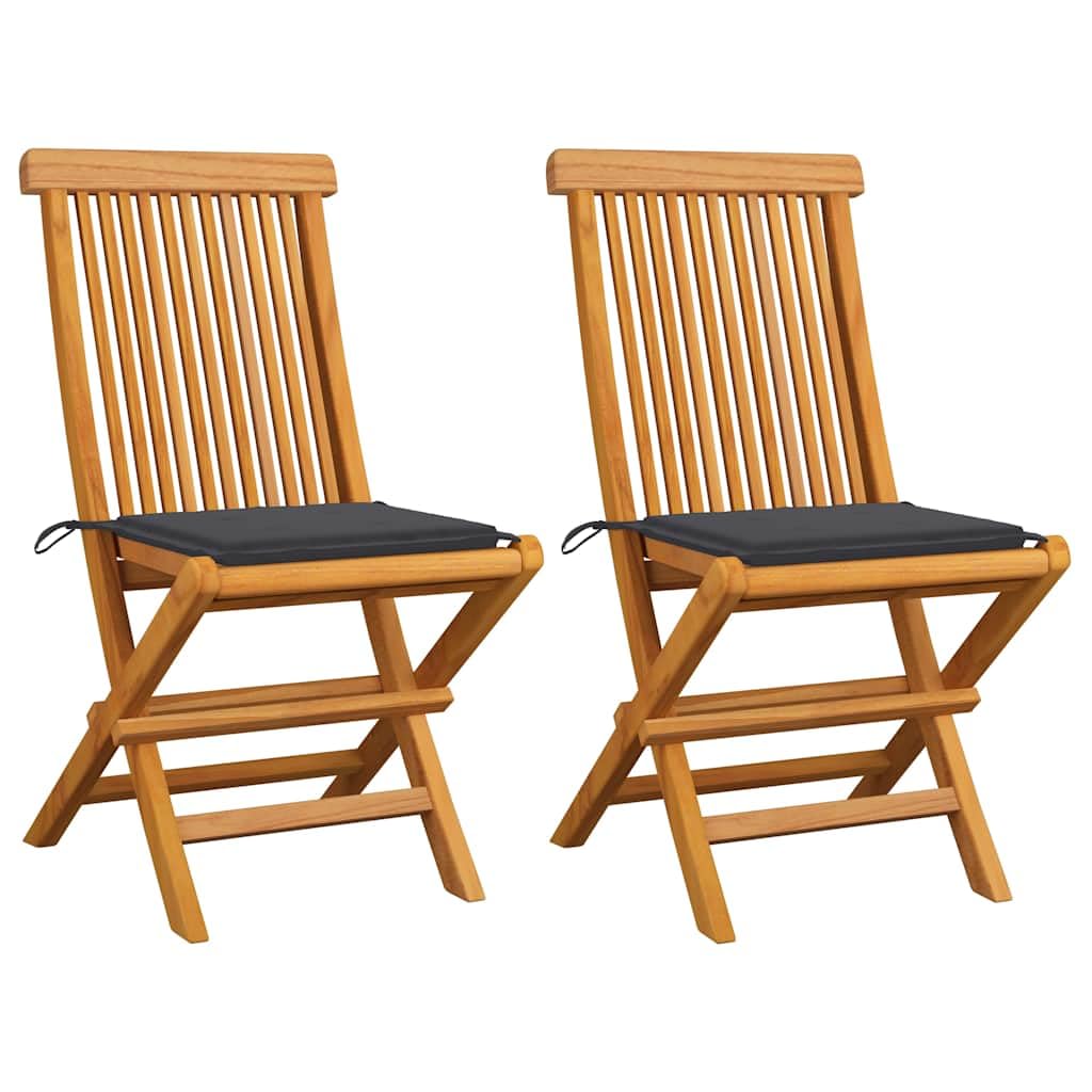 Chaise en teck massif pour terrasse | Élégance et confort durable