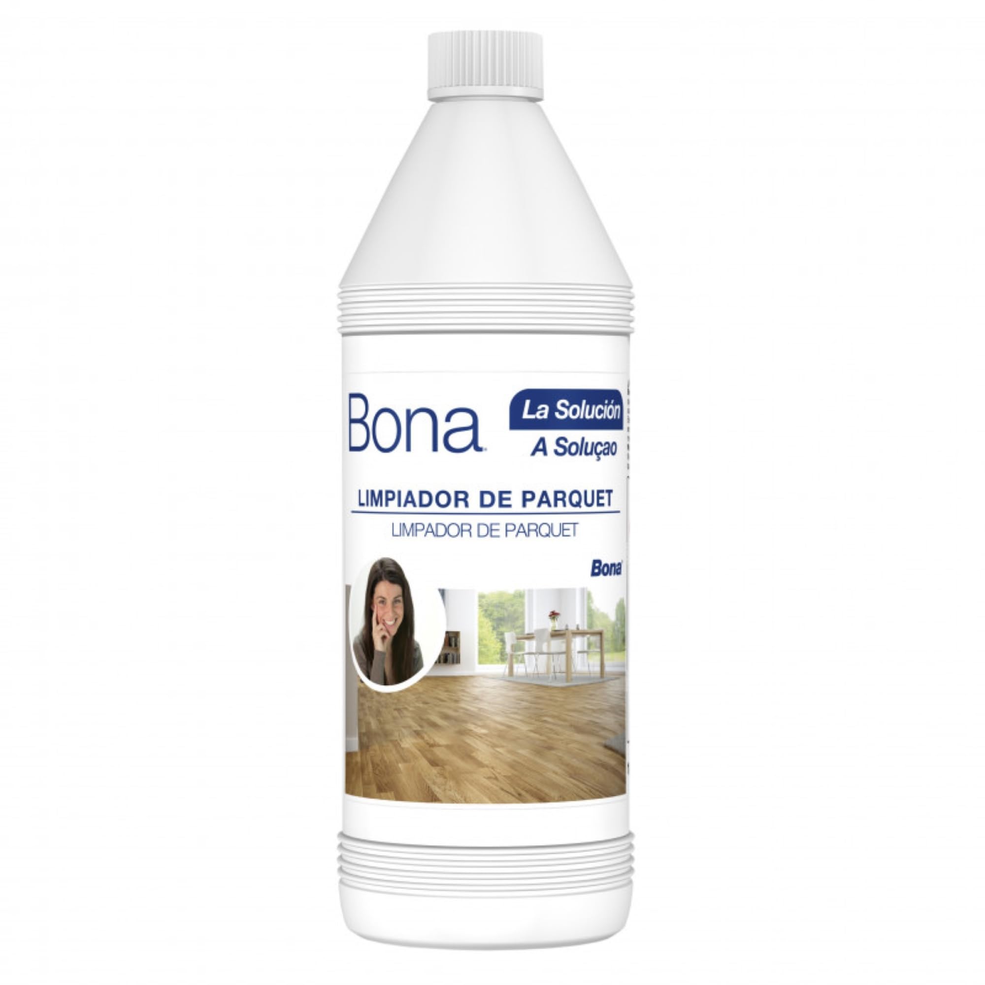 Bona - Limpiador especial para suelos de parquet 1 L Azul 1 l (Paquete de 1)