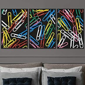 signwin 3 Piece Framed Canvas Wall Art Abstract...