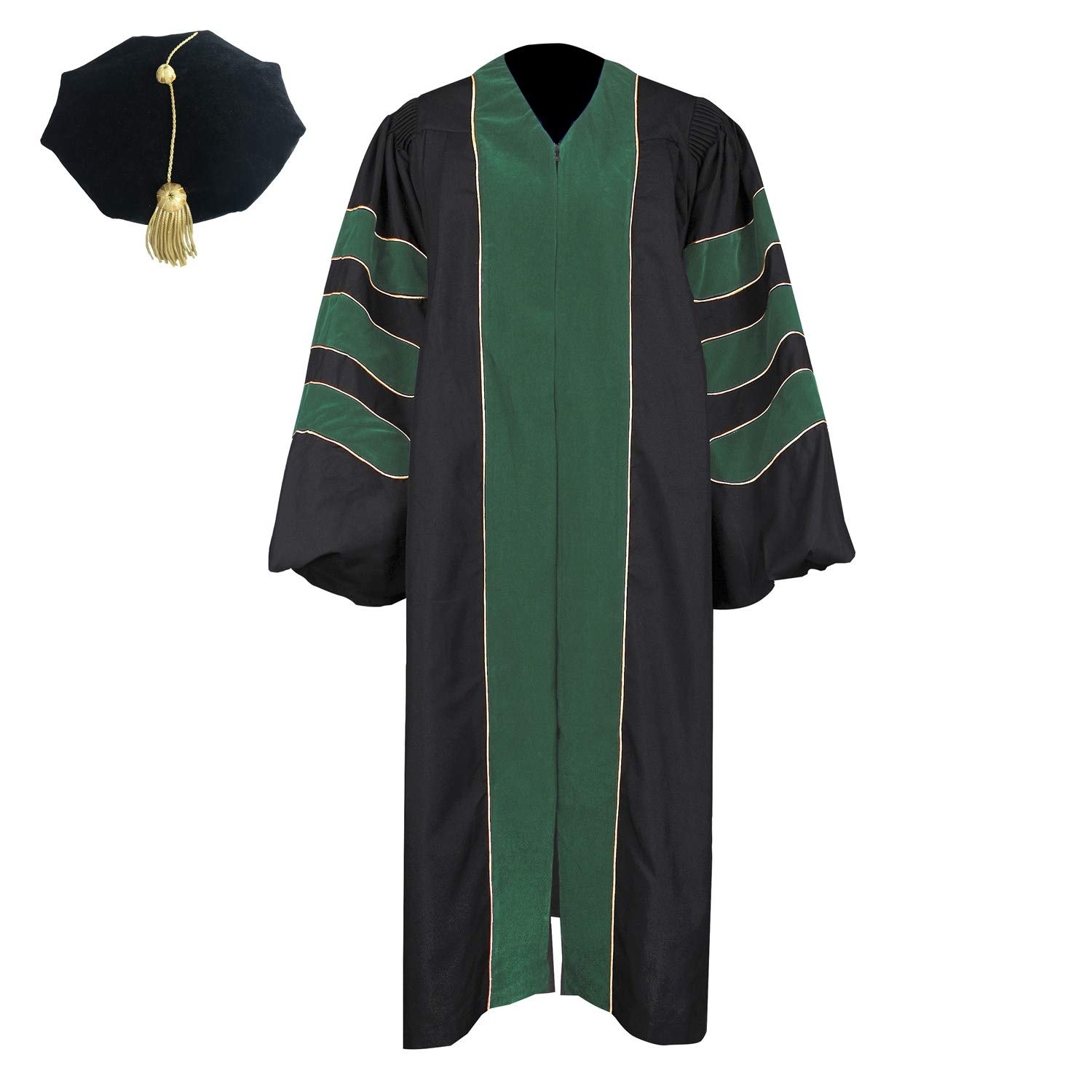 Snapklik.com : Newrara Unisex Deluxe Doctoral Graduation Gown And 8 ...