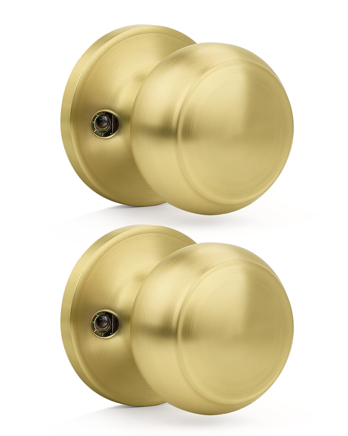 Matte Black Door Knobs - Keyless Privacy Locks -23