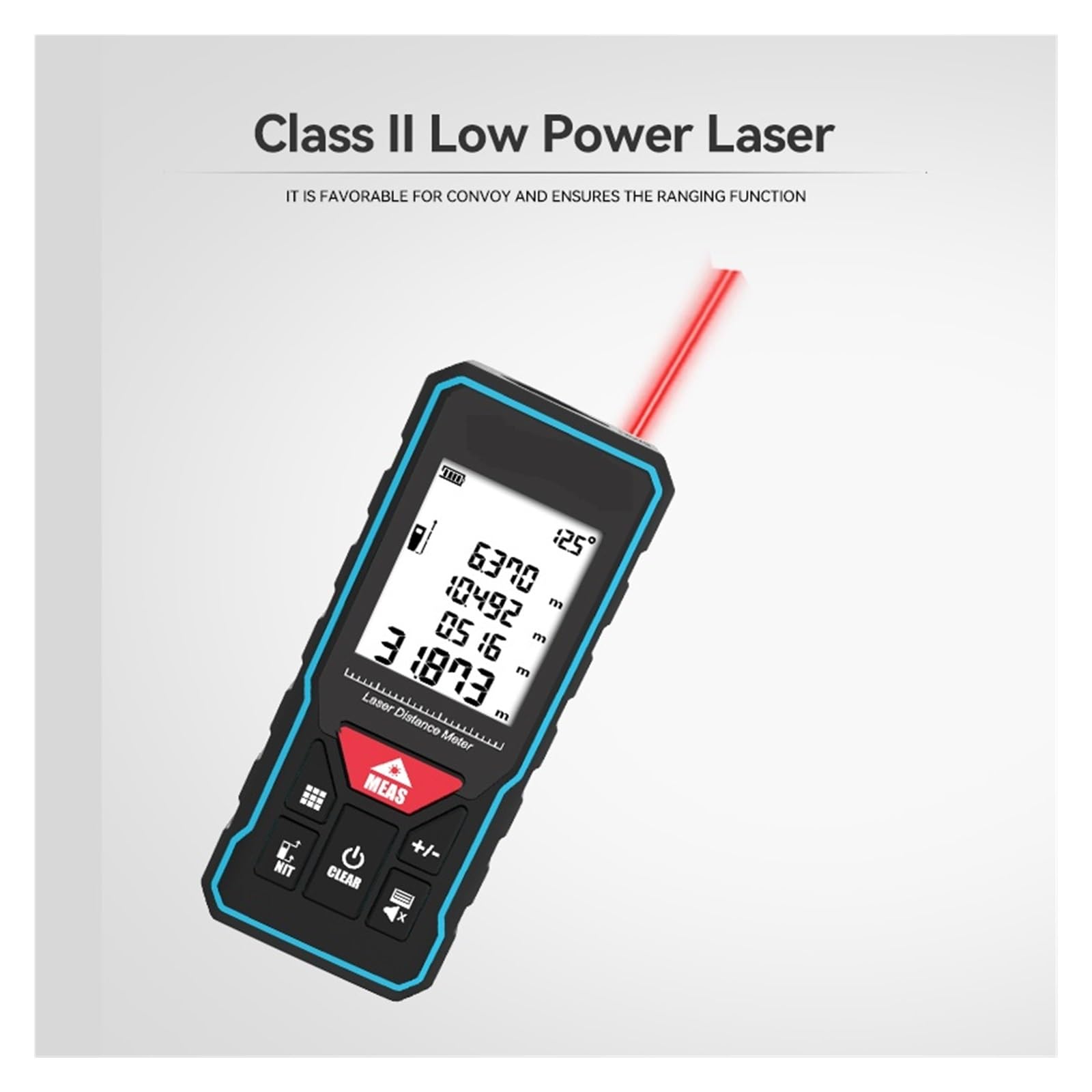 Taśma miernicza laserowa 40M 60M 80M 100M, profesjonalny dalmierz z wyświetlaczem kątowym do majsterkowania, dekorowania, budowania Wysoka celność(Rechargeable version,100m)
