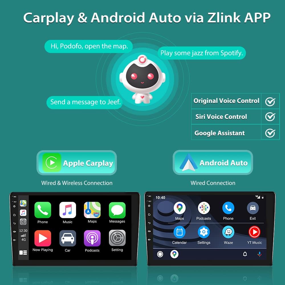 40% оƒƒ Dіѕсоunt Android Car Stereo Double Din Wireless Carplay Android Auto, 4GB 64GB 10 Inch IPS Touch Screen Car Radio with GPS 4G WiFi DSP FM AM Voice Control Bluetooth 5.0 Split Screen HD Backup Camera Bеѕt Cуbеr Dеаlѕ 🔥 Android Car Stereo Double Din Wireless Carplay Android Auto, 4GB 64GB 10 Inch IPS Touch Screen Car Radio with GPS 4G WiFi DSP FM AM Voice Control Bluetooth 5.0 Split Screen HD Backup Camera