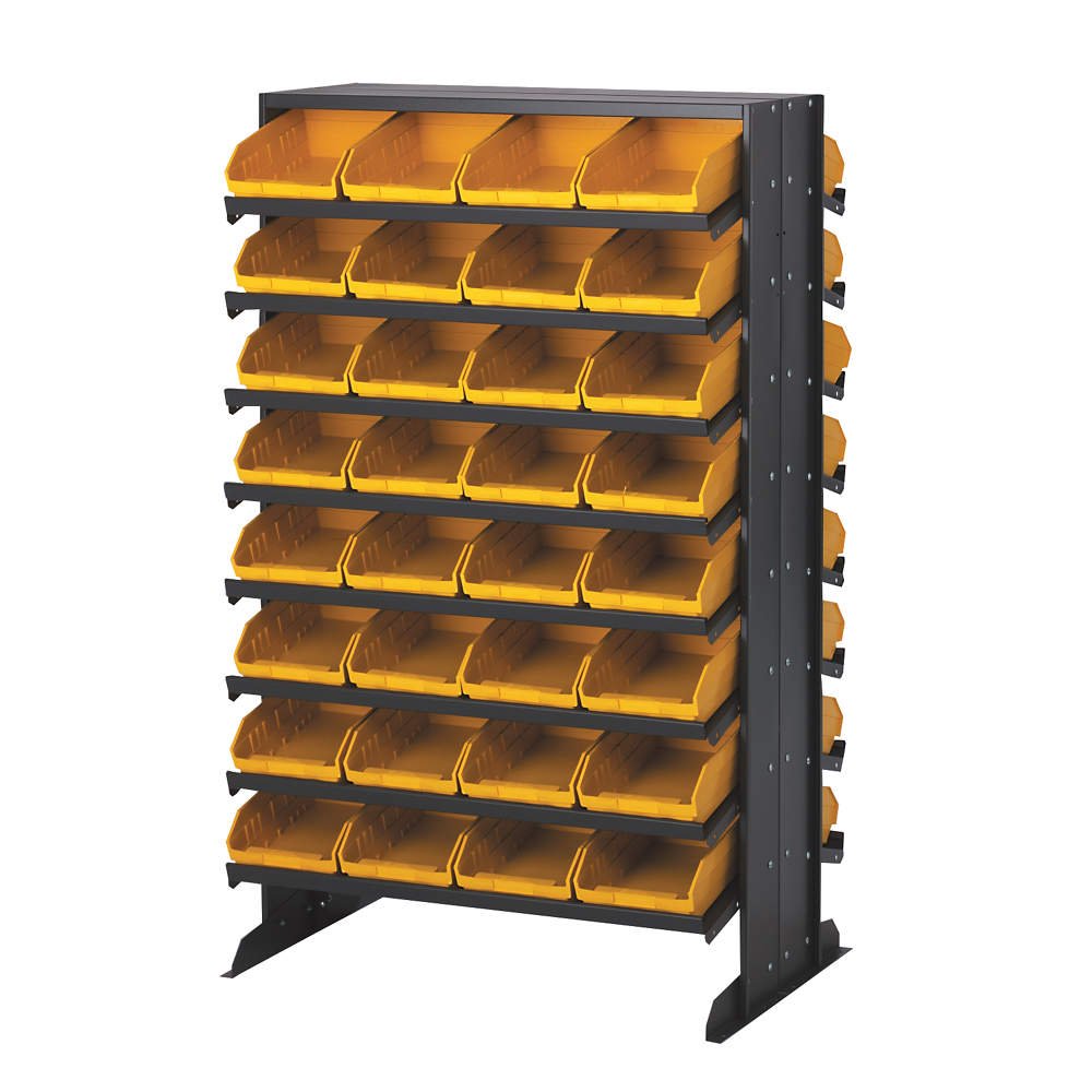 Double Sided Pick Rack W/192 Ivory Bins