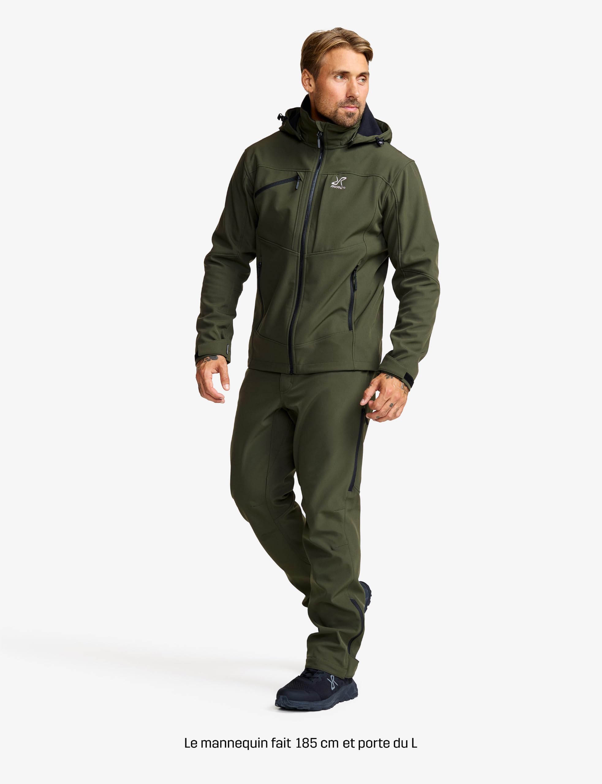 RevolutionRace Hiball Softshell Jacket pour Homme, Veste d'extérieur pour la Randonnée