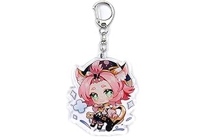 Genshin Impact Hu Tao Acrylic Keychain Pendant Hanging Ornament, Hu Tao, One Size
