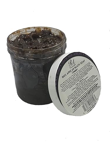 Pasta de jabón negro africano 100 natural 16 onzas Pasta de jabón negro africano 100 natural 16 onzas