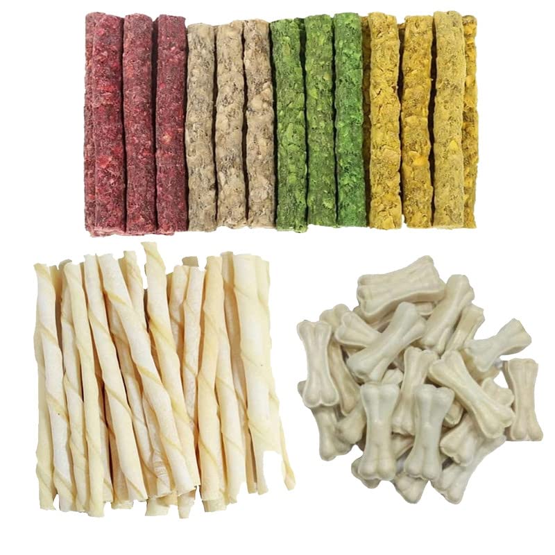 Pet D Dog Chew Sticks Munchie Stick Mix Flavors Pack, Dogs Snacks, Treats, Chicken Mutton Mint Natural White Chew Calcium Sticks + 3inch Bone Combo Pack Offer (850Gram) (B09X49B679) Amazon Price History, Amazon Price Tracker