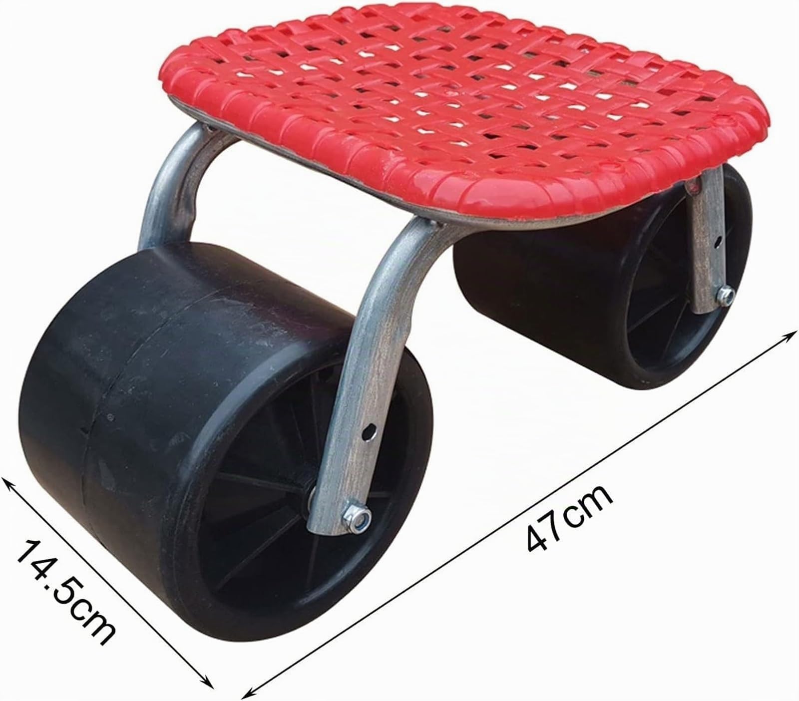 Sedia da giardino mobile con schienale rimovibile su ruote, sgabello da giardinaggio a 360°, seduta da giardino per piantare, sgabello da giardino con ruote