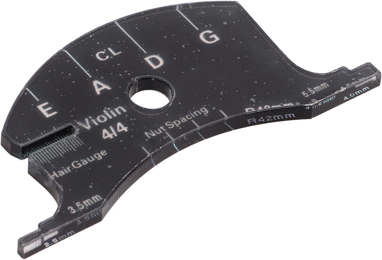 Violin Bridge Mold Accurate Measurement Acrylic Violin Bridge Template Wide Application (4/4)