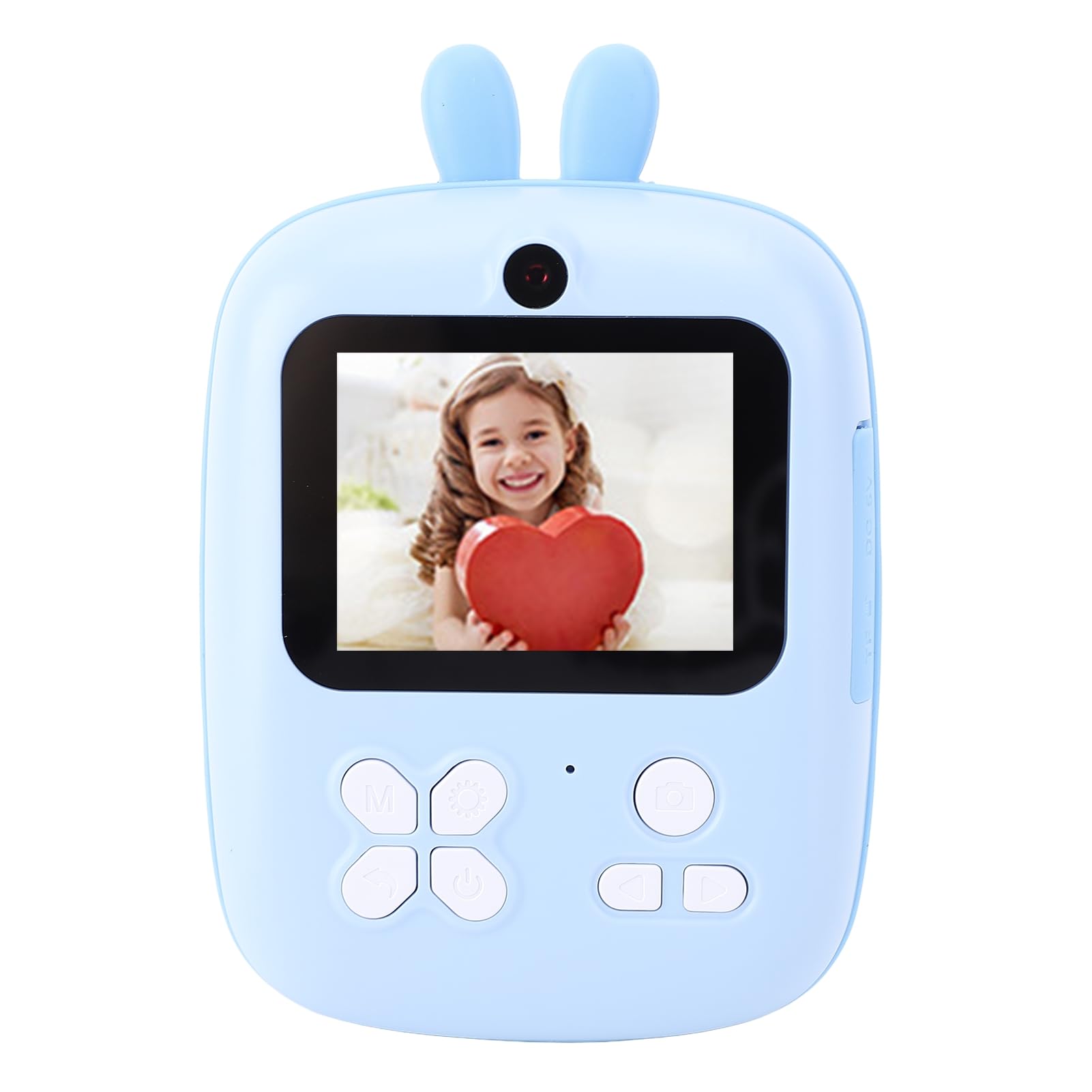 Instant Print Camera, 1080P 80MP HD Double Cameras with Printing Paper, Portable Small Travel Print Digital Camera for Toddlers Girls Boys Students (Green) (Blue)-picture-39