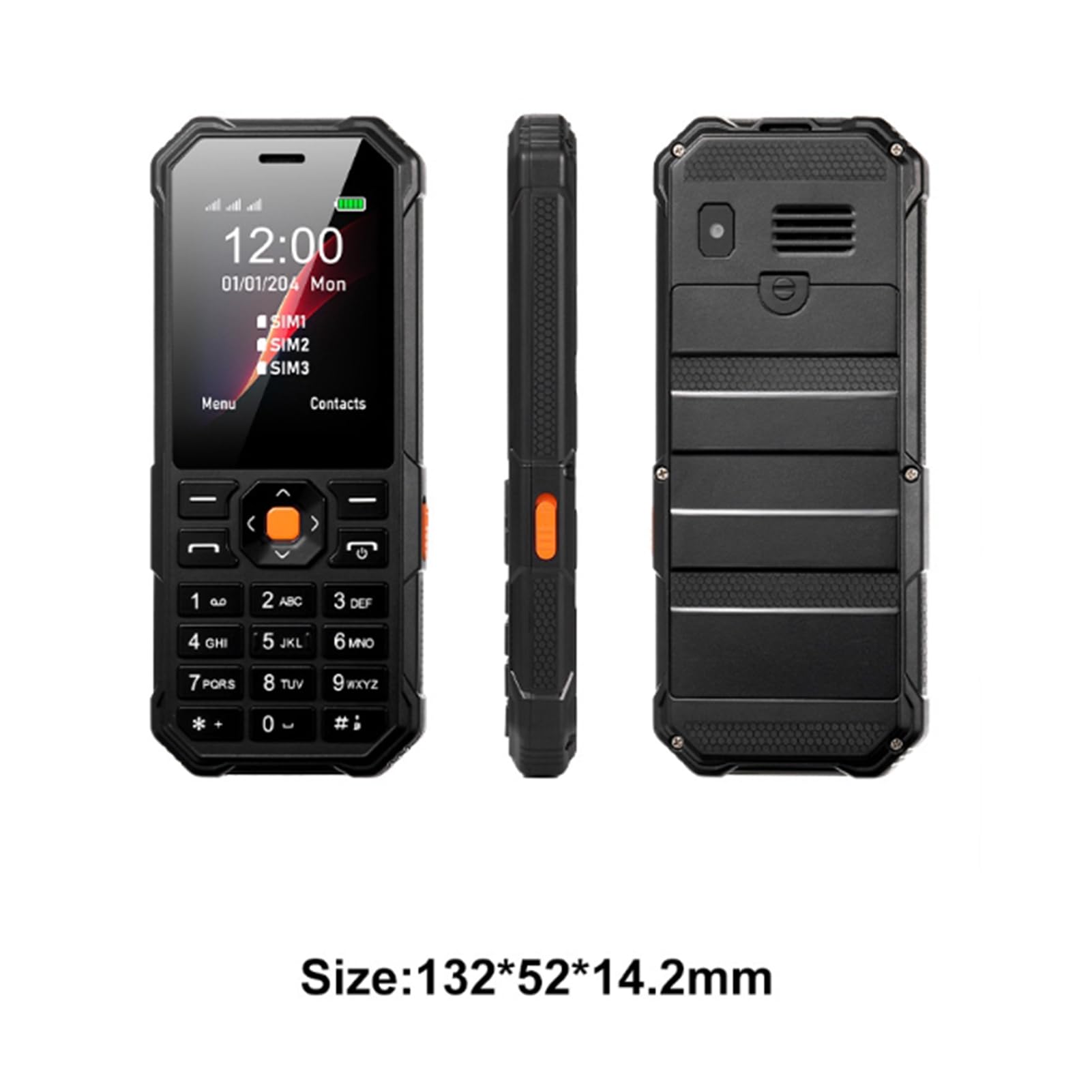 Amazon | ロック解除されたシニア向け携帯電話、大きなボタンの