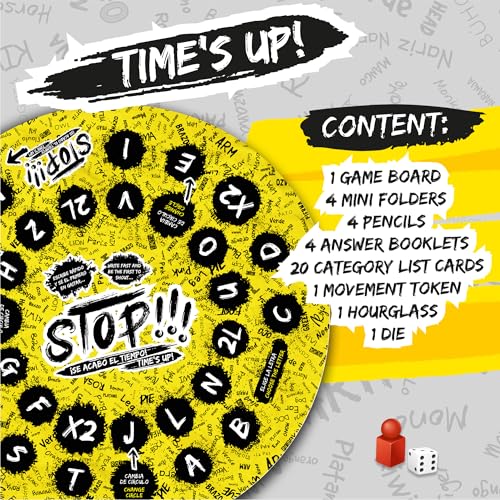 Stop Word Category Juego de Mesa Familiar Ages 8+ miniatura 5