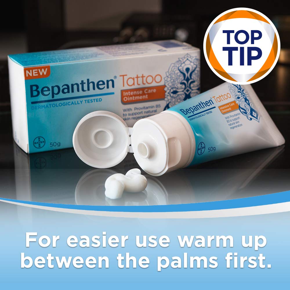 Bepanthen Tattoo Intense Care Ointment, Made with Provitamin B5, 50 g