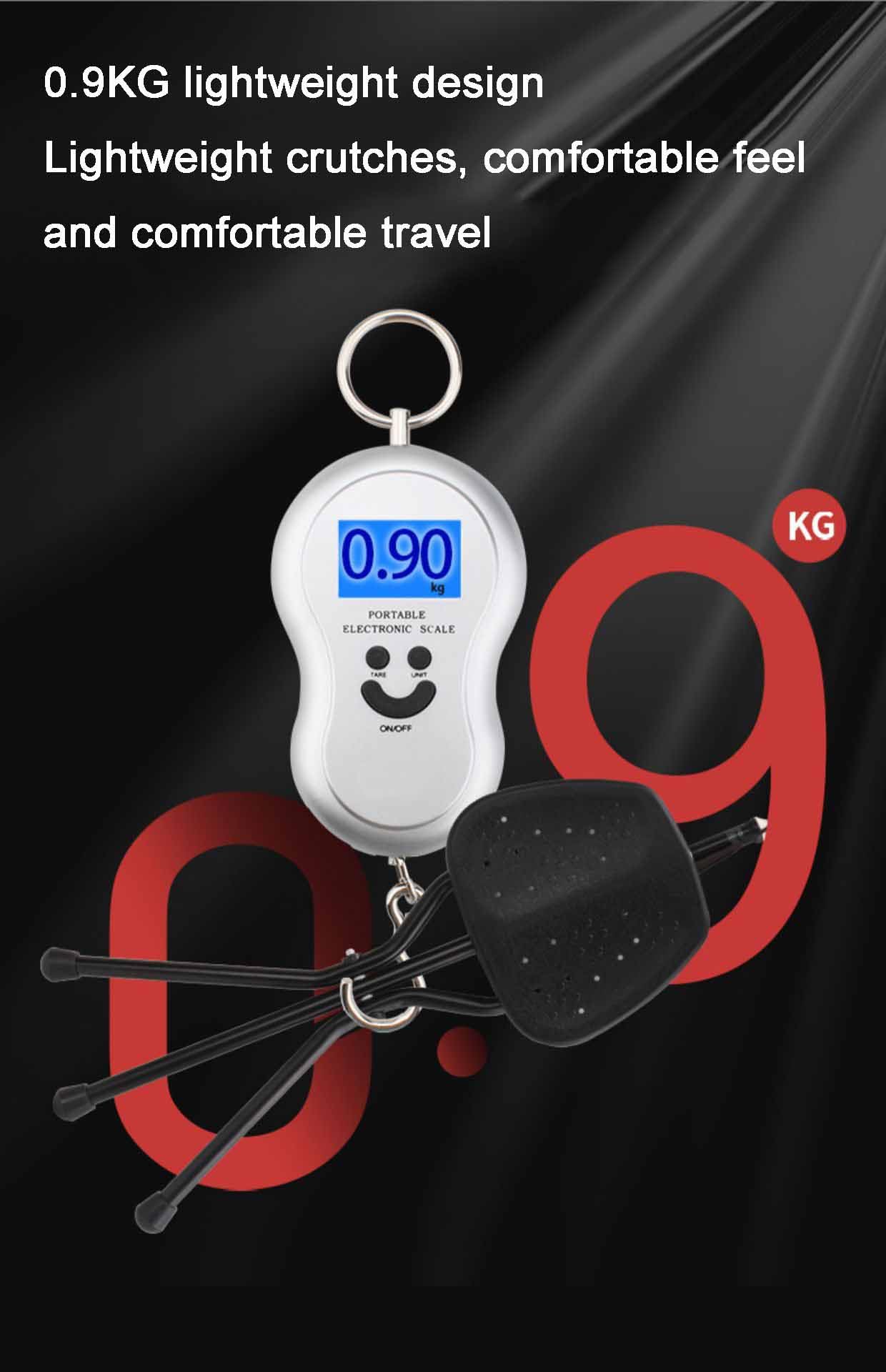 Silla de bastón para personas mayores, bastón auxiliar con asiento, con luz LED, plegable, regulable en altura, adecuada para que las personas mayores viajen, esperando en la fila para descansar (az