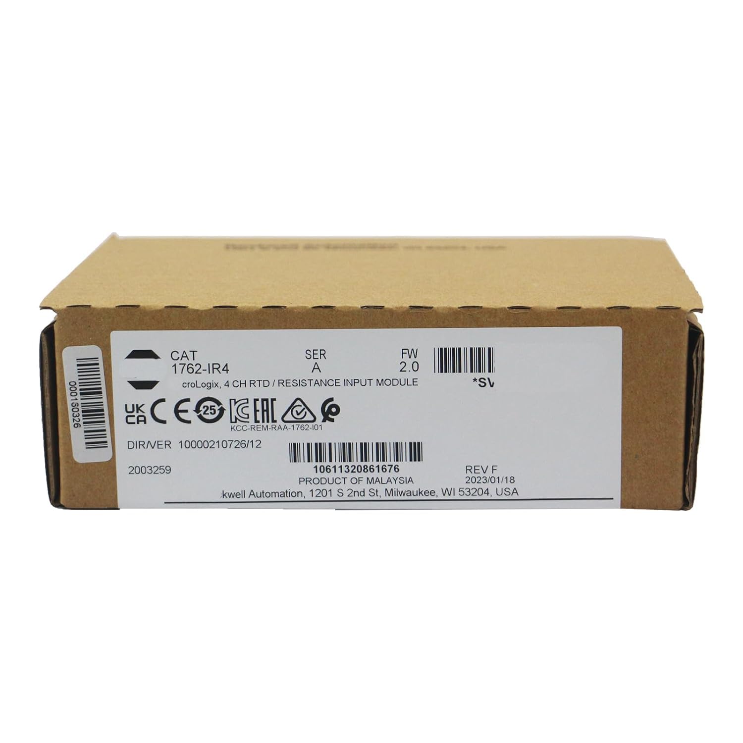 QEFHSVVZE 1762-IR4 MicroLogix1200 RTD Resistance Input Module 1762IR4 Sealed in Box 1 Year Warranty