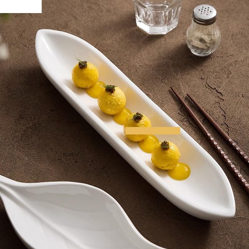 Forniture Per Feste Piatto da pranzo in ceramica irregolare creativo Piatto da sushi Piatto da dessert Piatti da snack Piatti da sashimi Piatto da tavola for ristorante Piatti Della Festa (Color : B