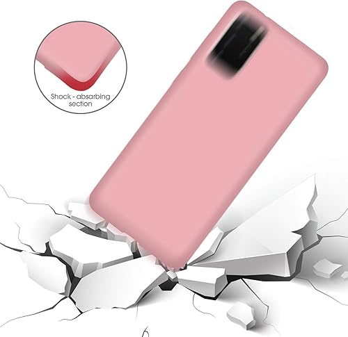 Miniatura 5 de ABITKU Funda de silicona para Galaxy S20 Plus, silicona líquida delgada, de goma, a prueba de golpes, suave forro de tela de microfibra, compatible